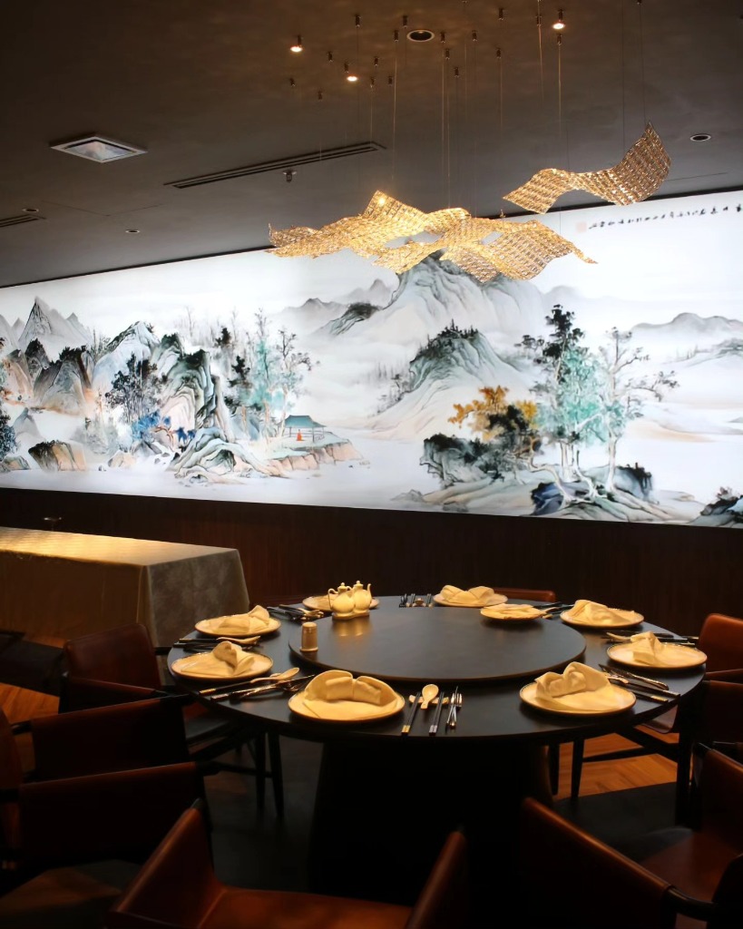 The exquisite interior of Wang's Private Kitchen
